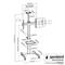 GEMBIRD TVS-70T-02 Aluminum TV floor stand with caster wheels 37