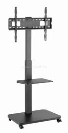 GEMBIRD TVS-75S-02 TV floor stand with caster wheels 37"-75" Black TVS-75S-02 small