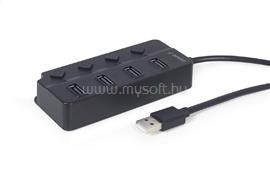 GEMBIRD UHB-U2P4P-01 USB HUB 4 Port with Switches (fekete) UHB-U2P4P-01 small