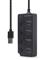 GEMBIRD UHB-U2P4P-01 USB HUB 4 Port with Switches (fekete) UHB-U2P4P-01 small
