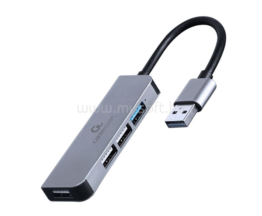GEMBIRD UHB-U3P1U2P3-01 4-port 1xUSB3.1 + 3xUSB2.0 Aluminium
