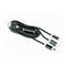 GEMBIRD USB charging combo 3-in-1 cable, black, 1m CC-USB2-AM31-1M small