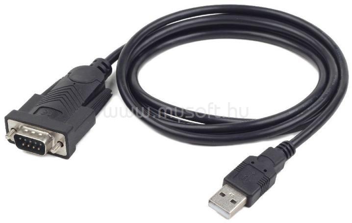 GEMBIRD USB to DB9M serial port converter cable, black, 1.5 m