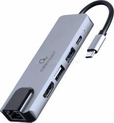 GEMBIRD USB Type-C 5in1 notebook dokkoló
