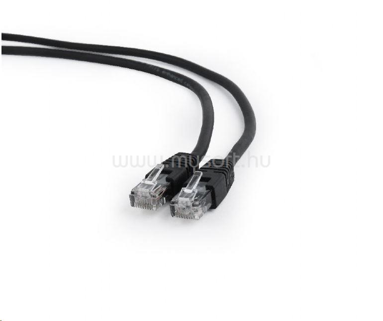 GEMBIRD UTP CAT6 patch kábel 0.25m (fekete)