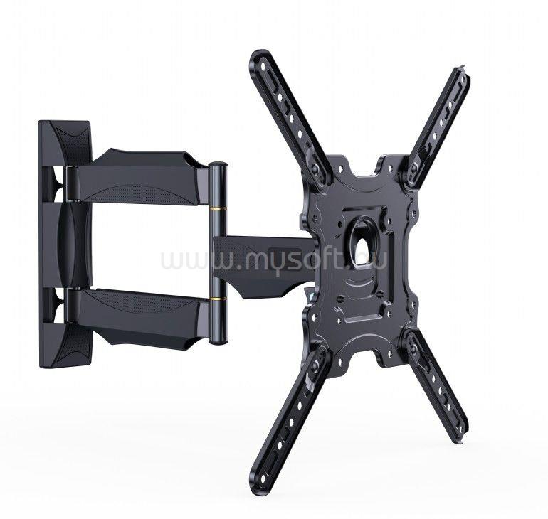 GEMBIRD WM-55ST-01 Premium full-motion TV wall mount 32"-55" Black