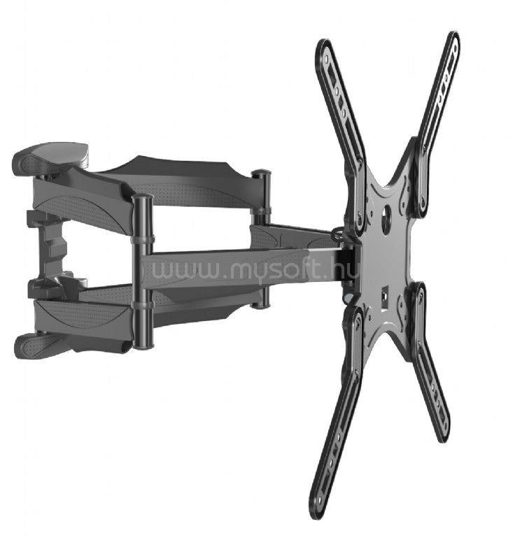 GEMBIRD WM-60ST-01 Full-motion TV wall mount 32"-60" Black