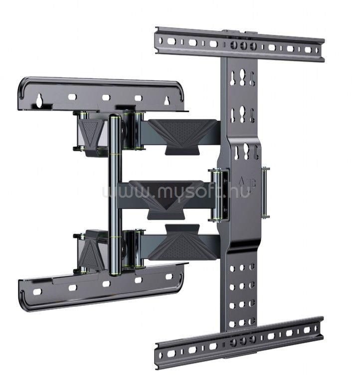 GEMBIRD WM-65ST-01 Full-motion TV wall mount 32"-65" Black