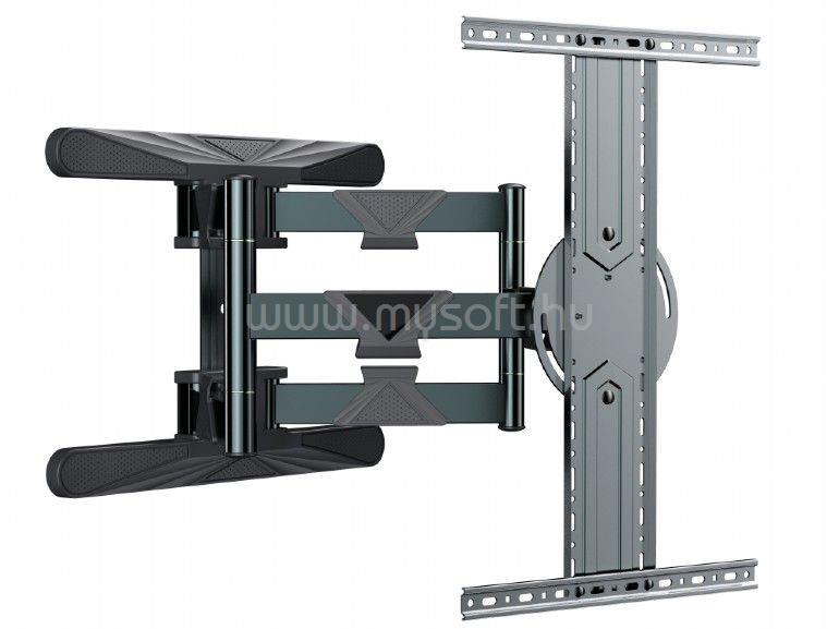 GEMBIRD WM-80STR-01 Rotating full motion TV wall mount 40" - 80" Black