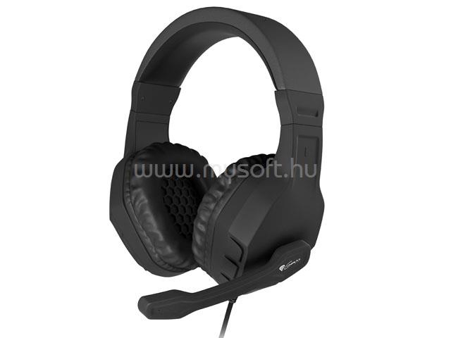 GENESIS Argon 200 gamer sztereo vezetékes headset (fekete)