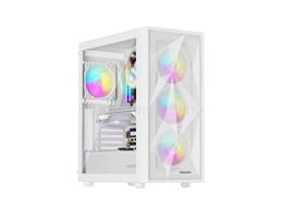 GENESIS Diaxid 605 ARGB fehér (táp nélküli) ablakos ATX ház NPC-2173 small
