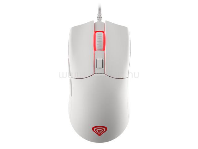 GENESIS KRYPTON 750 gamer vezetékes egér (fehér)