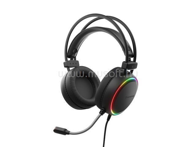 GENESIS Neon 613 RGB vezetékes gamer fejhallgató (fekete)