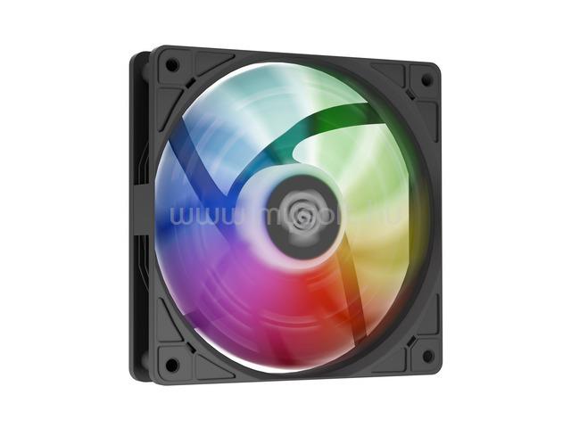 GENESIS Oxal 120 Gamer rendszerhűtő, rainbow led világítással (fekete)