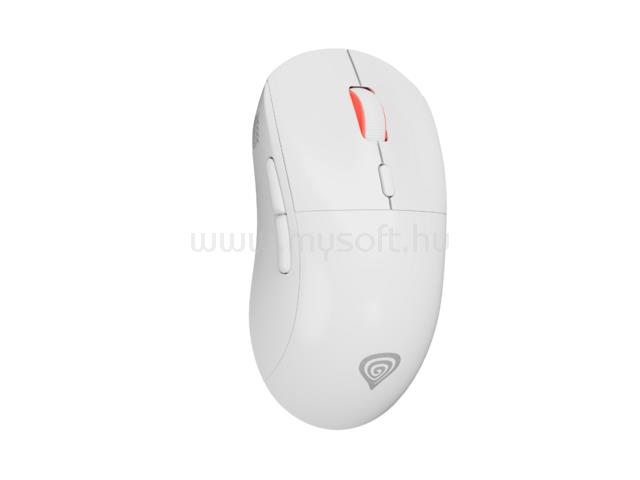 GENESIS Zircon XIII Custom Vezeték nélküli Gaming egér 26000DPI - fehér