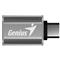 GENIUS ACC-C2A USB-C/USB A szürke adapter GENIUS_32590002400 small