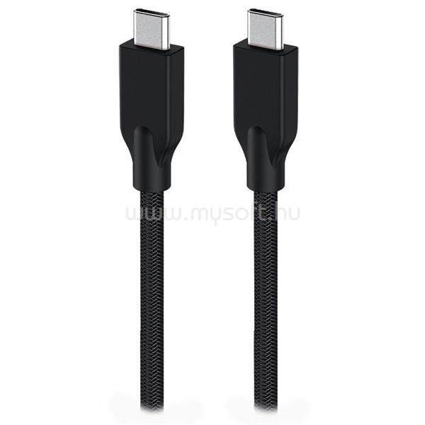 GENIUS ACC-C2CC-3A 1,5m USB-C adat- és töltőkábel (fekete)