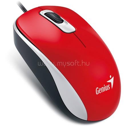 GENIUS DX-110 USB optikai egér piros