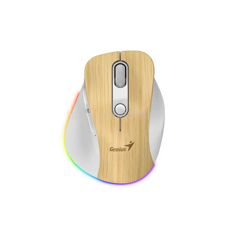 GENIUS Ergo 9000S Pro vezeték nélküli egér (Pine Wood)