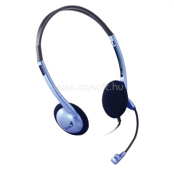 GENIUS HS-02B PC vezetékes headset (kék)