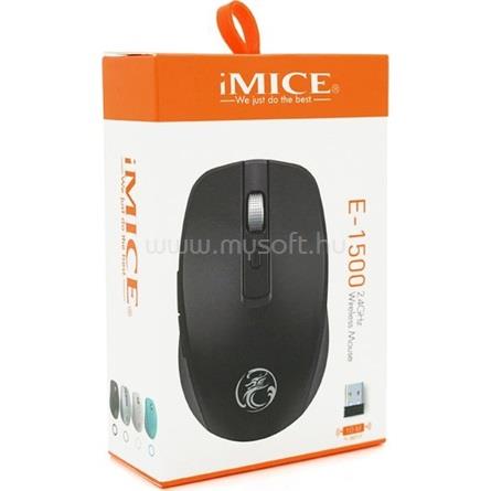 GENIUS iMICE E-1500 rádiós egér fekete