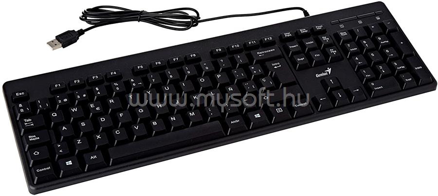 GENIUS KB-116 Billentyűzet USB, HU (fekete)