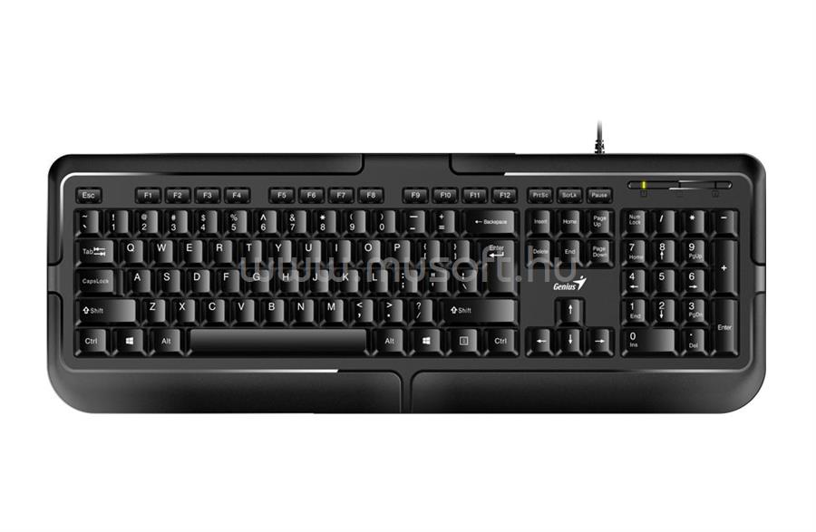 GENIUS KB-118 II vezetékes billentyűzet (magyar, fekete)