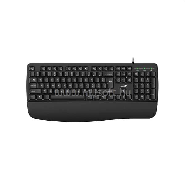 GENIUS KB-123 vezetékes billentyűzet (magyar, fekete)