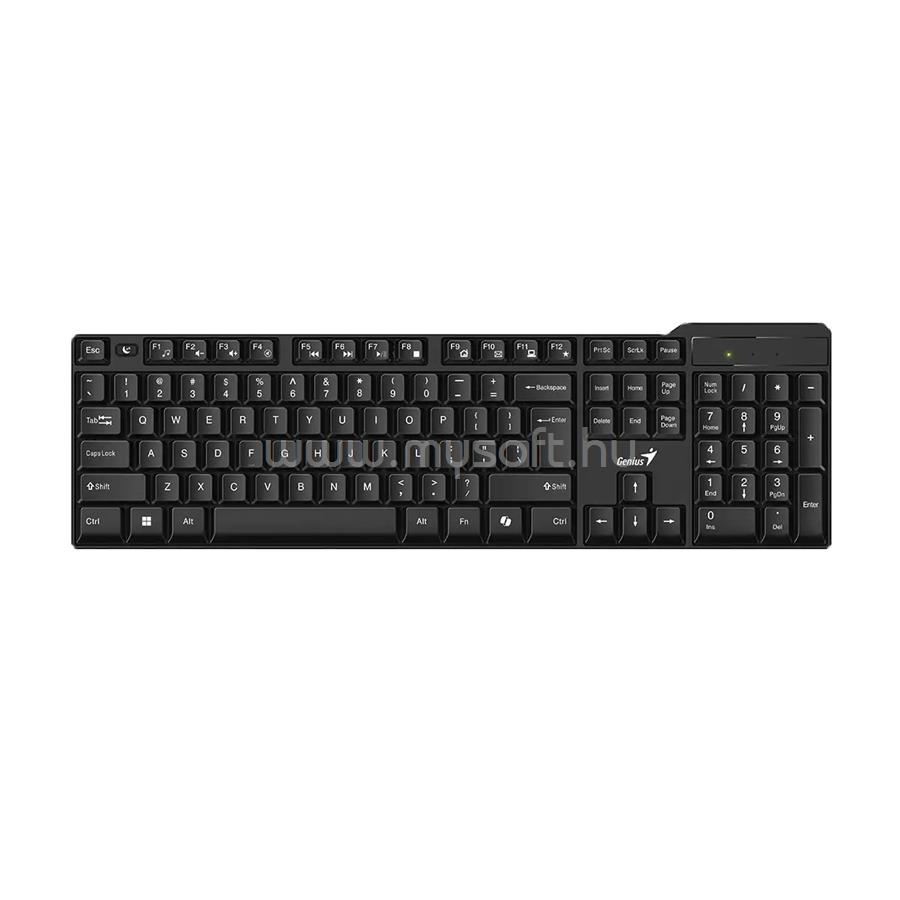 GENIUS KB-7100X vezeték nélküli billentyűzet (magyar, fekete)