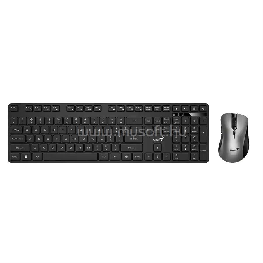GENIUS KM-8216S Wireless Keyboard Combo Black HU