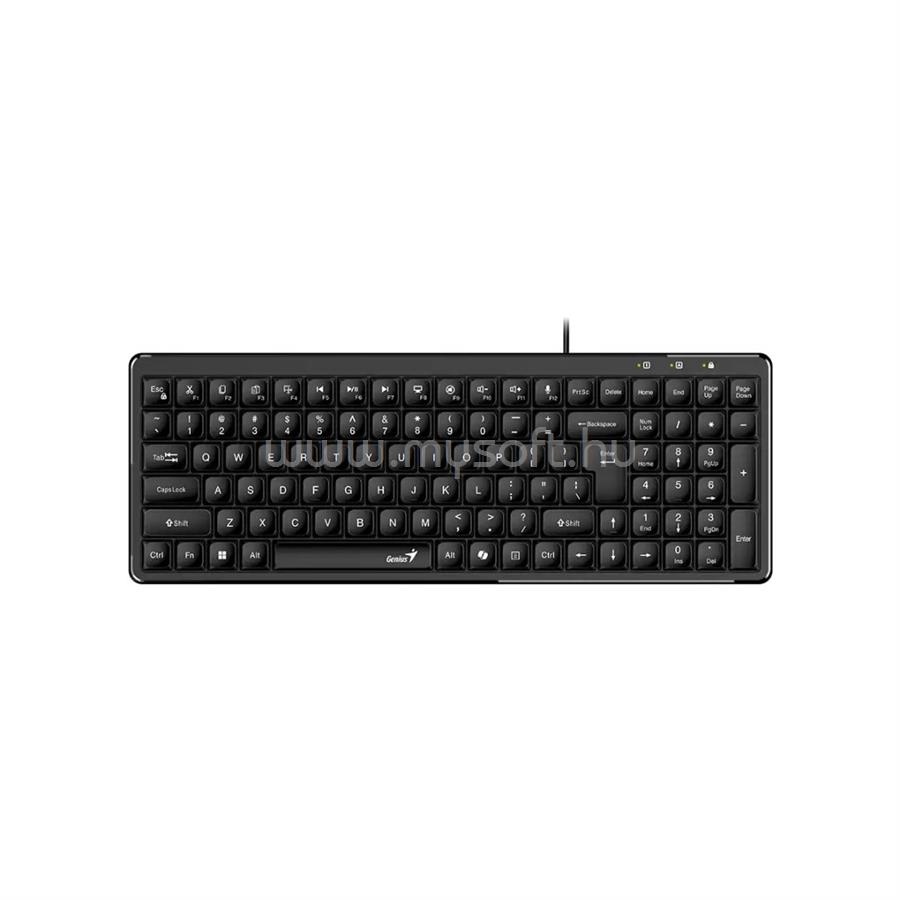 GENIUS LuxeMate 120 Keyboard Black HU