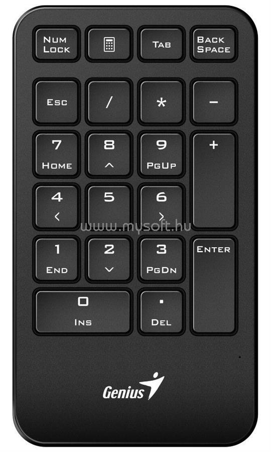GENIUS NumPad 1000 vezeték nélküli numerikus pad AI támogatással