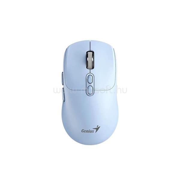GENIUS NX-8080S BT Bluetooth + 2.4G csendes egér Copilot gombbal (kék)