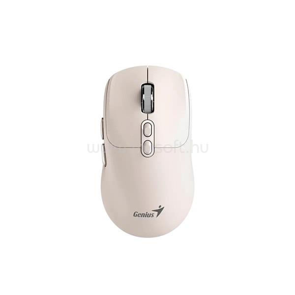 GENIUS NX-8080S BT Bluetooth + 2.4G csendes egér Copilot gombbal (tejeskávé)