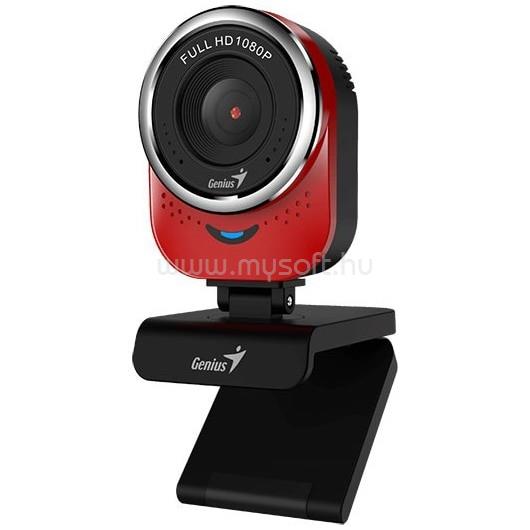 GENIUS Qcam 6000 1080p piros webkamera