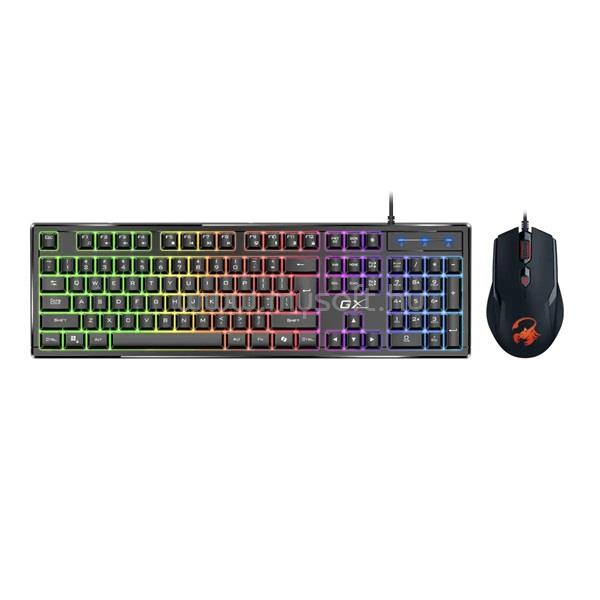 GENIUS Scorpion KM-GX6 RGB világításos billentyűzet és egér Copilot funkcióval