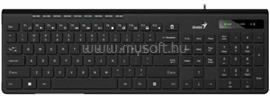 GENIUS SlimStar 230 II Slim vezetékes billentyűzet (magyar, fekete) 31310048404 small