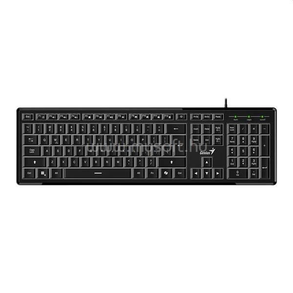 GENIUS SlimStar 820 vezetékes billentyűzet angol lokalizáció (fekete)