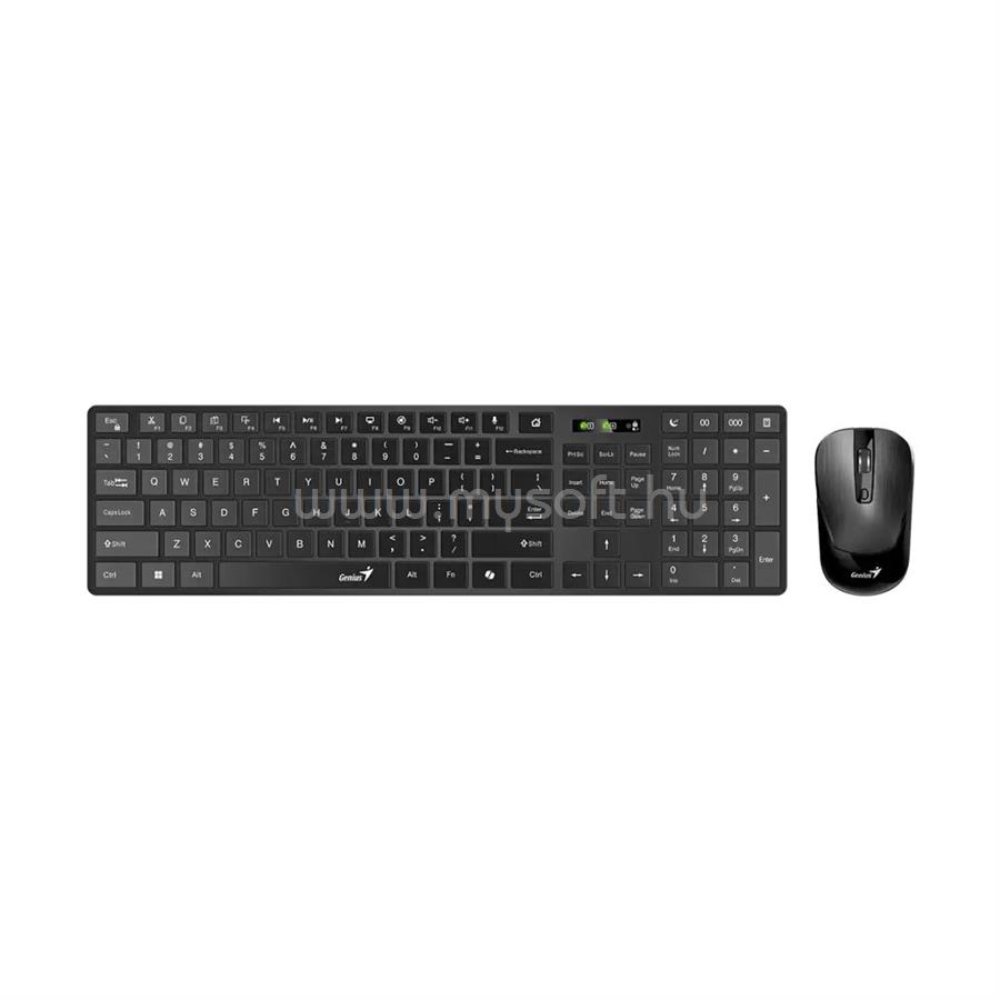 GENIUS SlimStar 8250 Wireless Bluetooth Keyboard Combo Black HU
