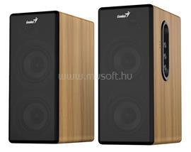 GENIUS SP-HF1220BT 45-Watt Bluetooth Wood Speakers Pine Wood GENIUS_31730059401 small