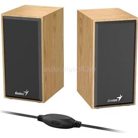 GENIUS SP-HF180 Pine Wood  USB táp (világos fa) GENIUS_31730029404 small