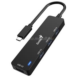 GENIUS UH-400 4 portos fekete USB hub GENIUS_31240002400 small