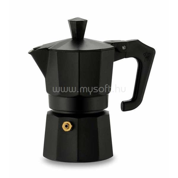 GHIDINI 1360V Italexpress 1 személyes fekete kotyogós kávéfőző