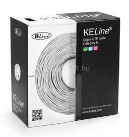 KELINE Giga+ kábel UTP (U/UTP) 4x2xAWG23 Cat.6, PVC, Euroclass Eca KE400U23-Eca small