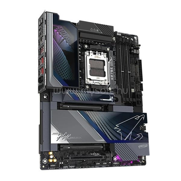GIGABYTE Alaplap AM5 X870E AORUS MASTER X3D AMD X870, ATX
