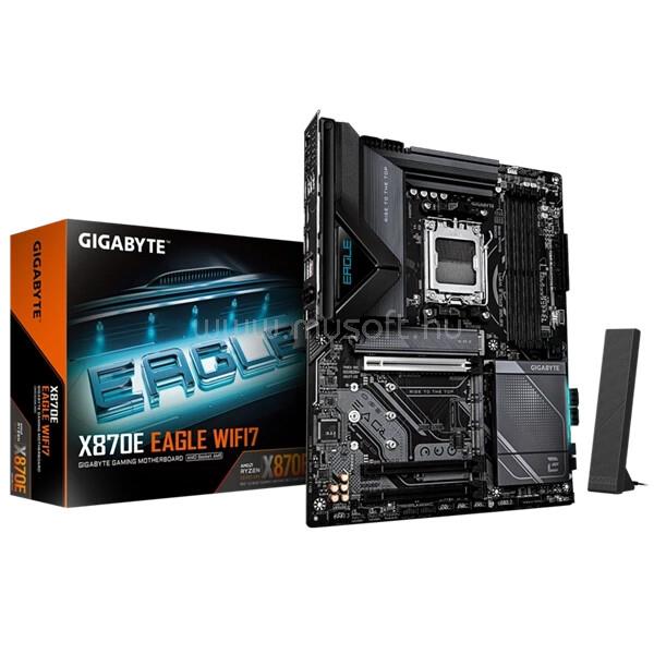 GIGABYTE Alaplap AM5 X870E EAGLE WIFI7 AMD X870, ATX