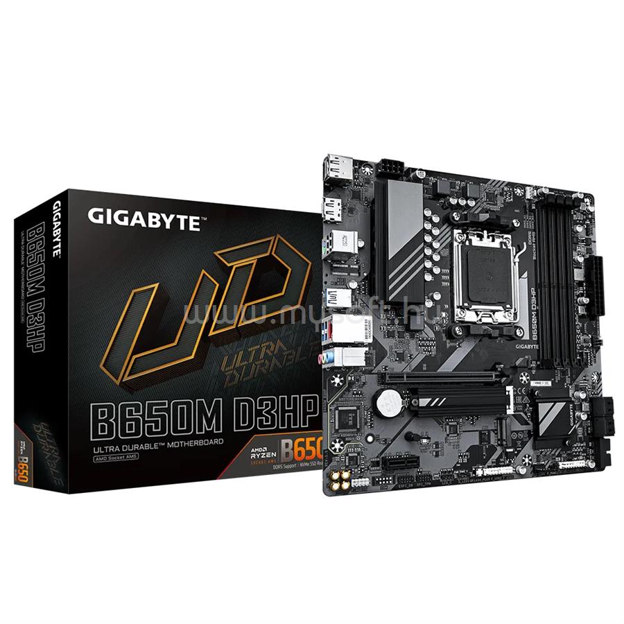 GIGABYTE alaplap B650M D3HP (AM5, mATX)