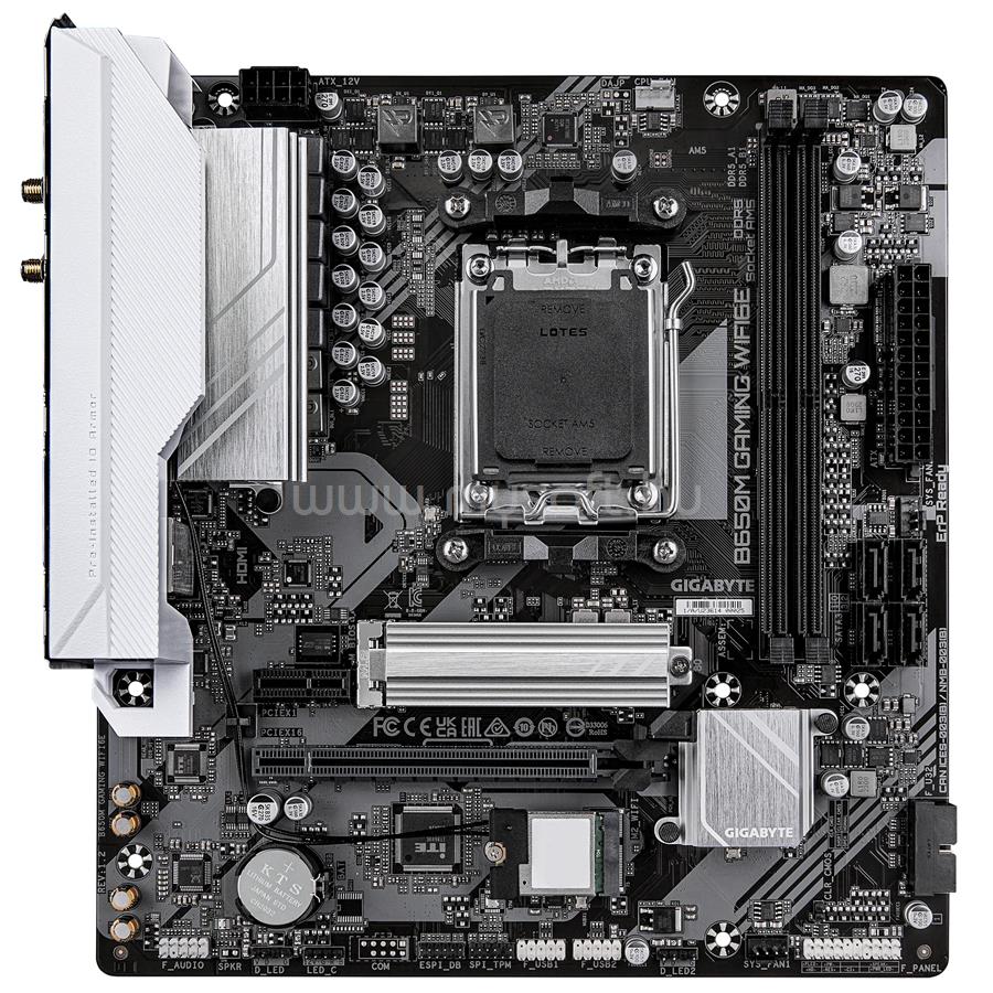 GIGABYTE alaplap B650M GAMING WIFI6E (AM5, mATX)