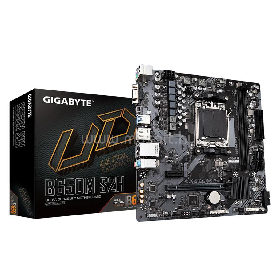 GIGABYTE alaplap B650M S2H (AM5, mATX)