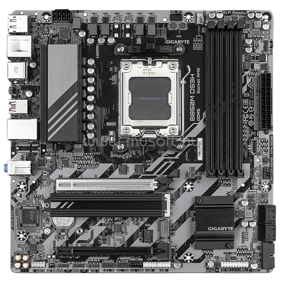 GIGABYTE alaplap B850M DS3H (AM5, mATX)